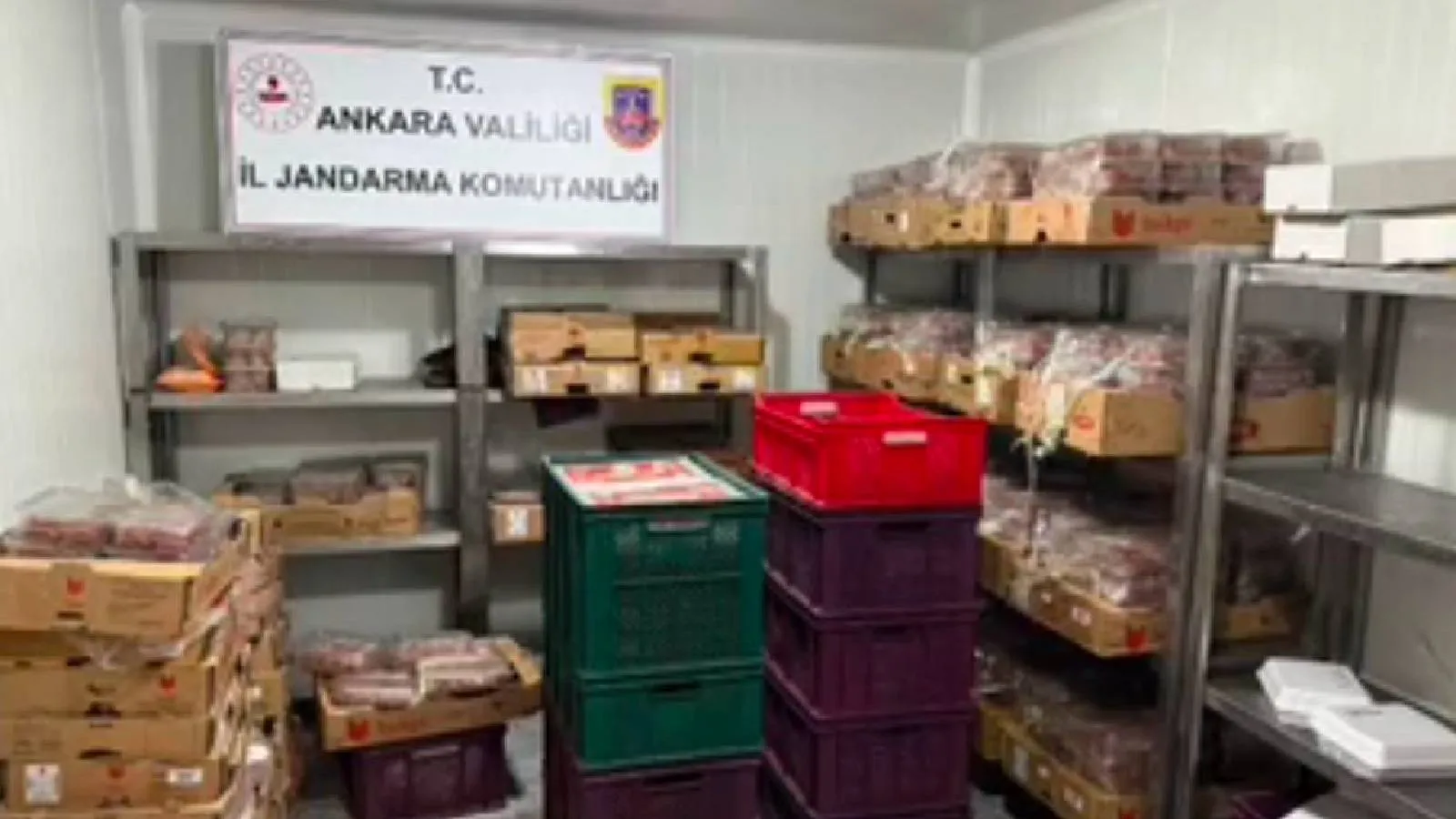 Ankara’da 40 Ton Hijyenik Olmayan Et Ele Geçirildi