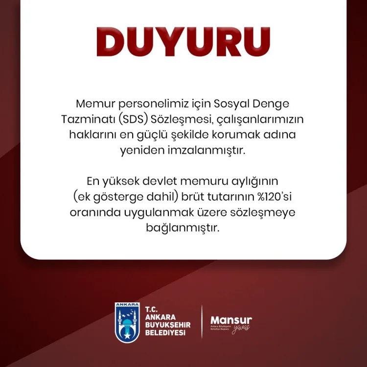 Ankara’da Çalışan Hakları Güçleniyor!