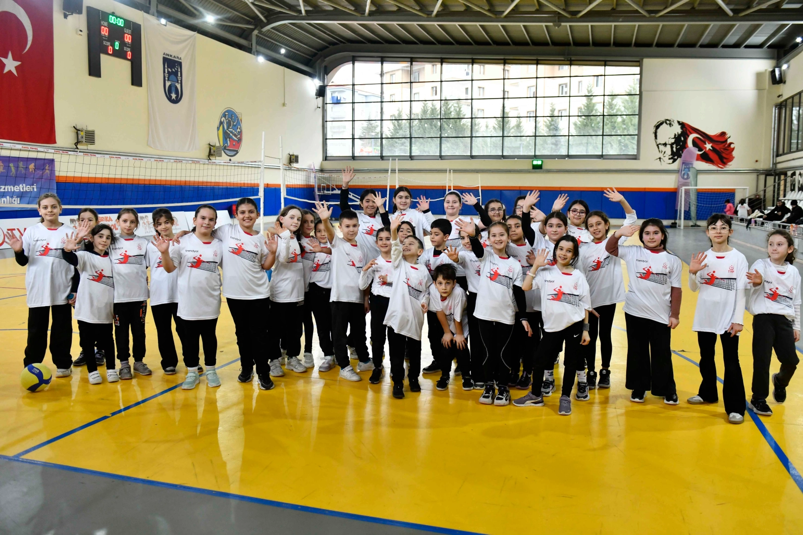 Ankara’da Çocuklar Voleybol ile Büyüyor!