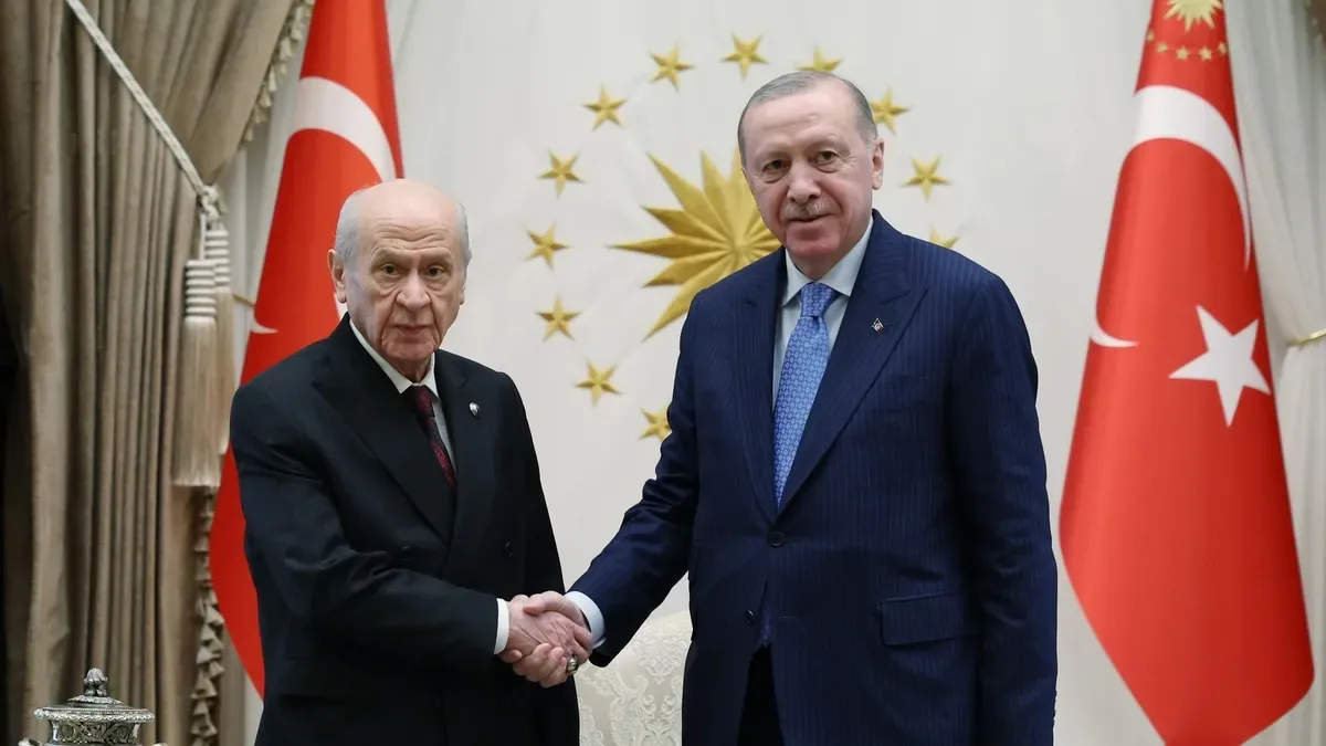 Ankara’da Erdoğan ve Bahçeli Zirvesi Tamamlandı