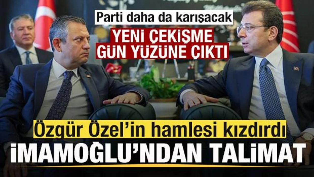 Ankara’da İmamoğlu ve Özel Arasında Kriz Tırmanıyor