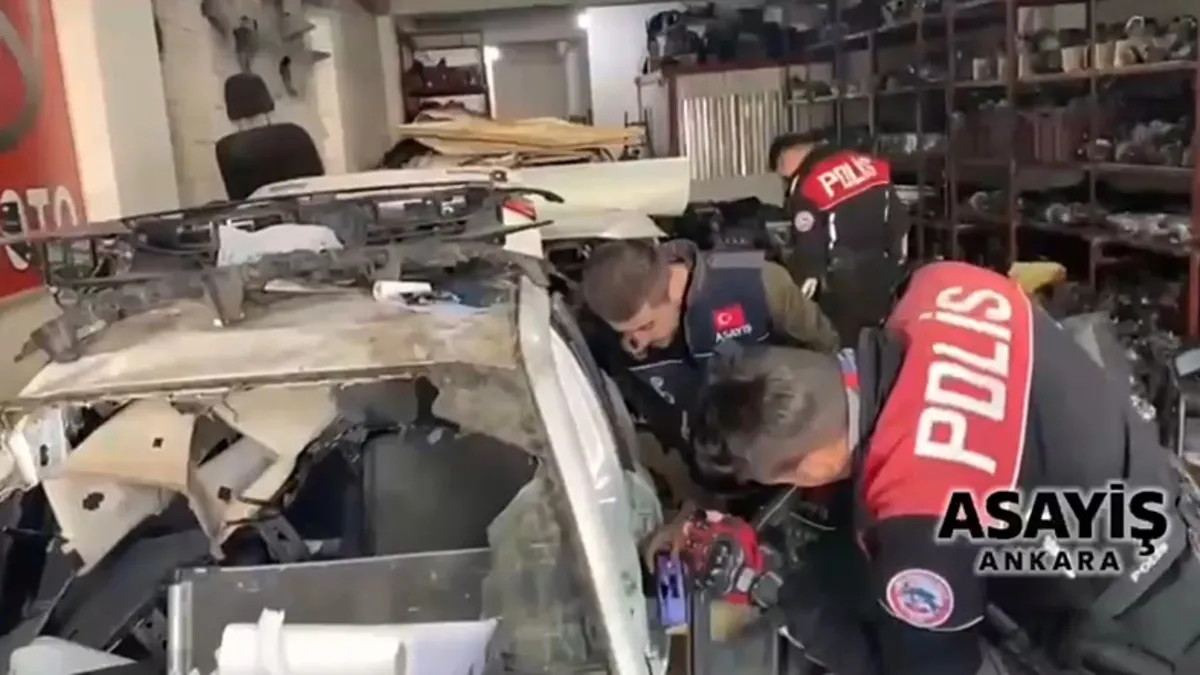 Ankara’da Oto Hırsızlığına Büyük Operasyon!
