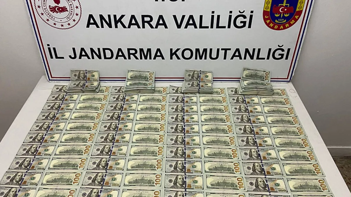 Ankara’da Sahte Dolar Operasyonu: 2 Gözaltı