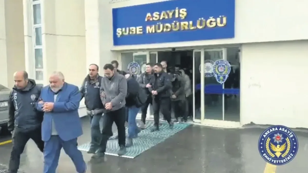 Ankara’da Silahlı Suç Örgütüne Operasyon: 15 Tutuklama