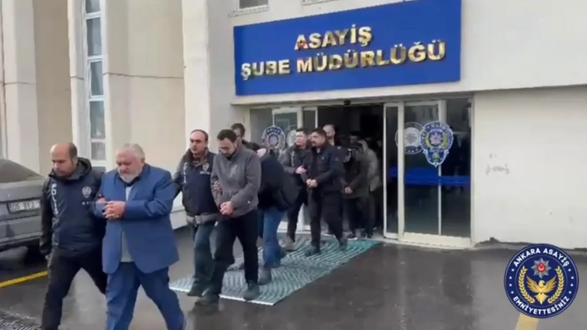 Ankara’da Suç Örgütüne Dev Operasyon: 29 Gözaltı!