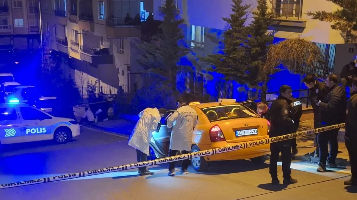 Ankara’da Takside Silahlı Kavga: 1 Yaralı!