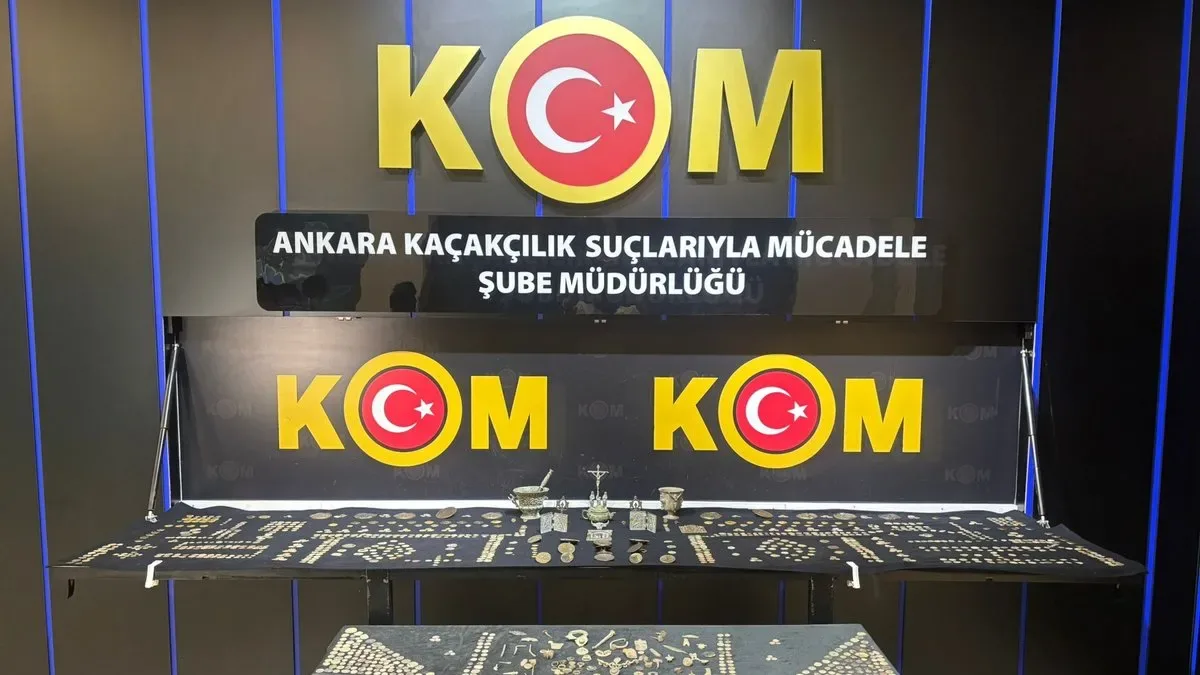 Ankara’da Tarihi Eser Kaçakçılığı Çökertildi!