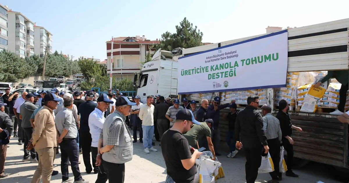Ankara’da Üreticilere Kanola Tohumu Desteği!