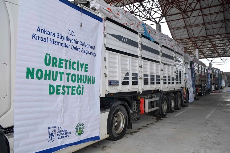 Ankara’da Üreticiye 1,5 Milyonluk Nohut Desteği