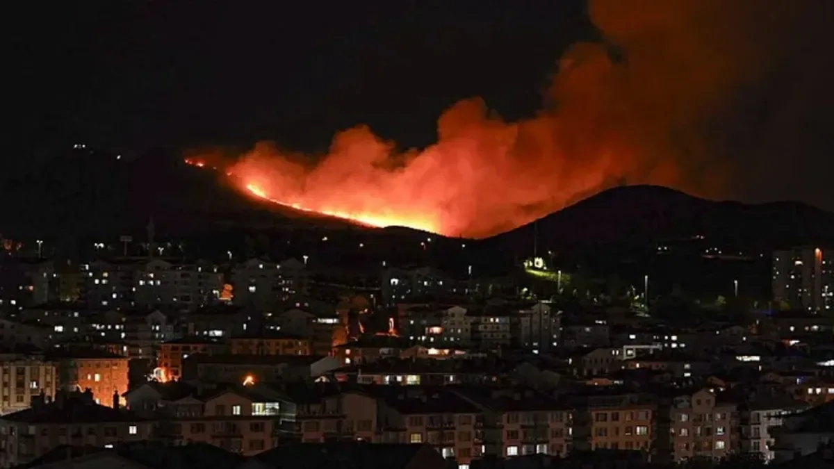 Ankara’da Yangın Çıkaran Şahıs Tutuklandı!