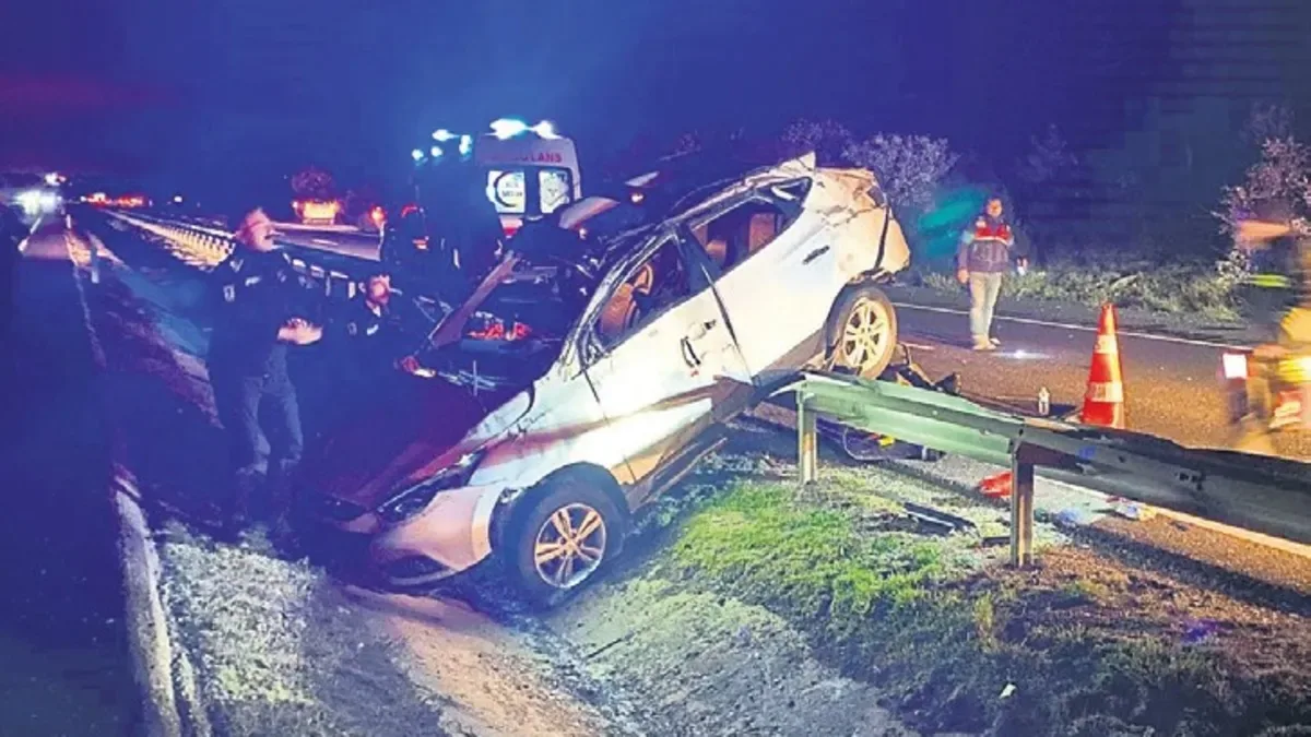 Ankara-Eskişehir Yolunda Feci Trafik Kazası!