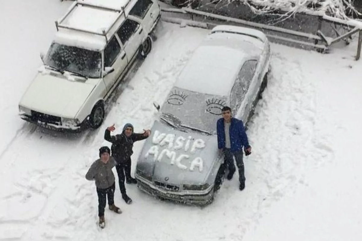 Ankara'da kar yağışı