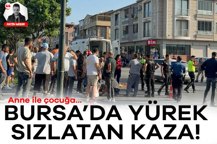Anne ve Kızına Motosiklet Çarptı: Yürekleri Sızlattı