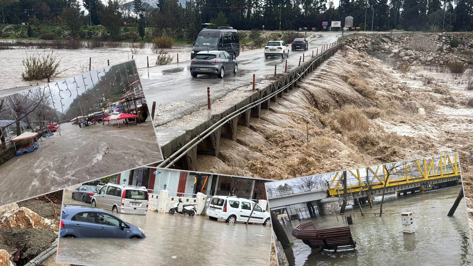Antalya’da Sağanak ve Fırtına Hayatı Felç Etti!