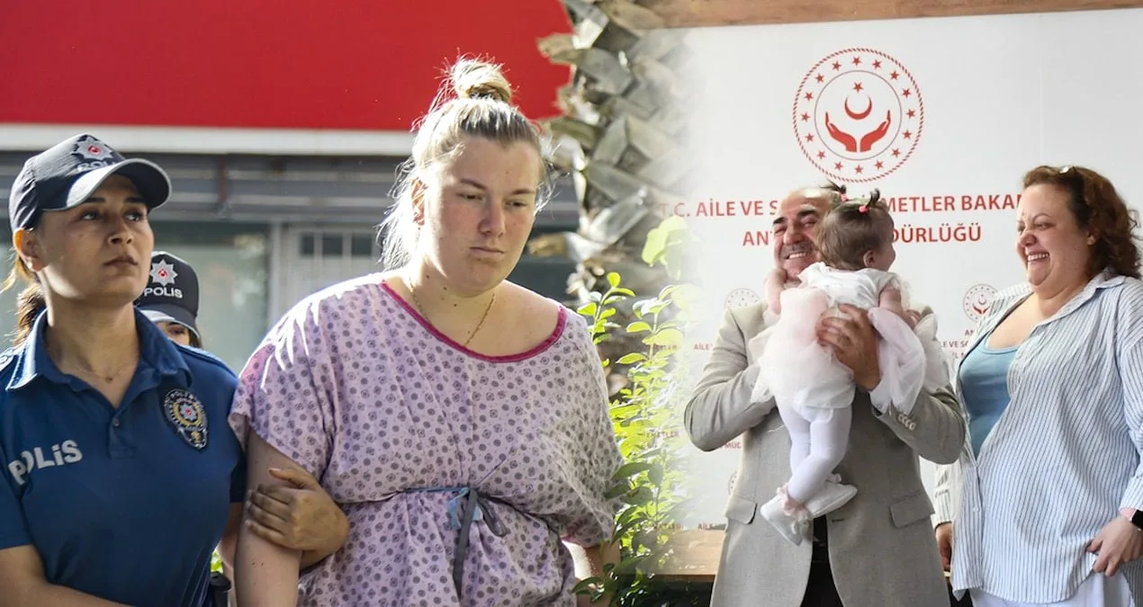 Antalya’da terkedilen bebek, Rusya’ya teslim edildi