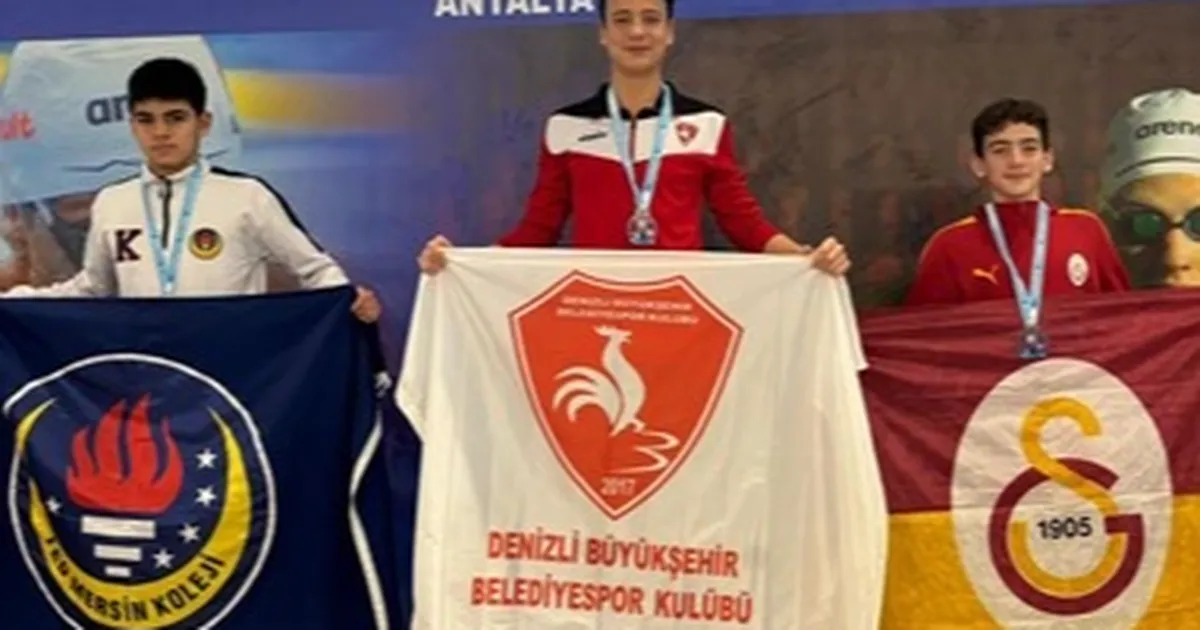 Antalya’da Yüzme Şampiyonu: 4 Altın Madalya!