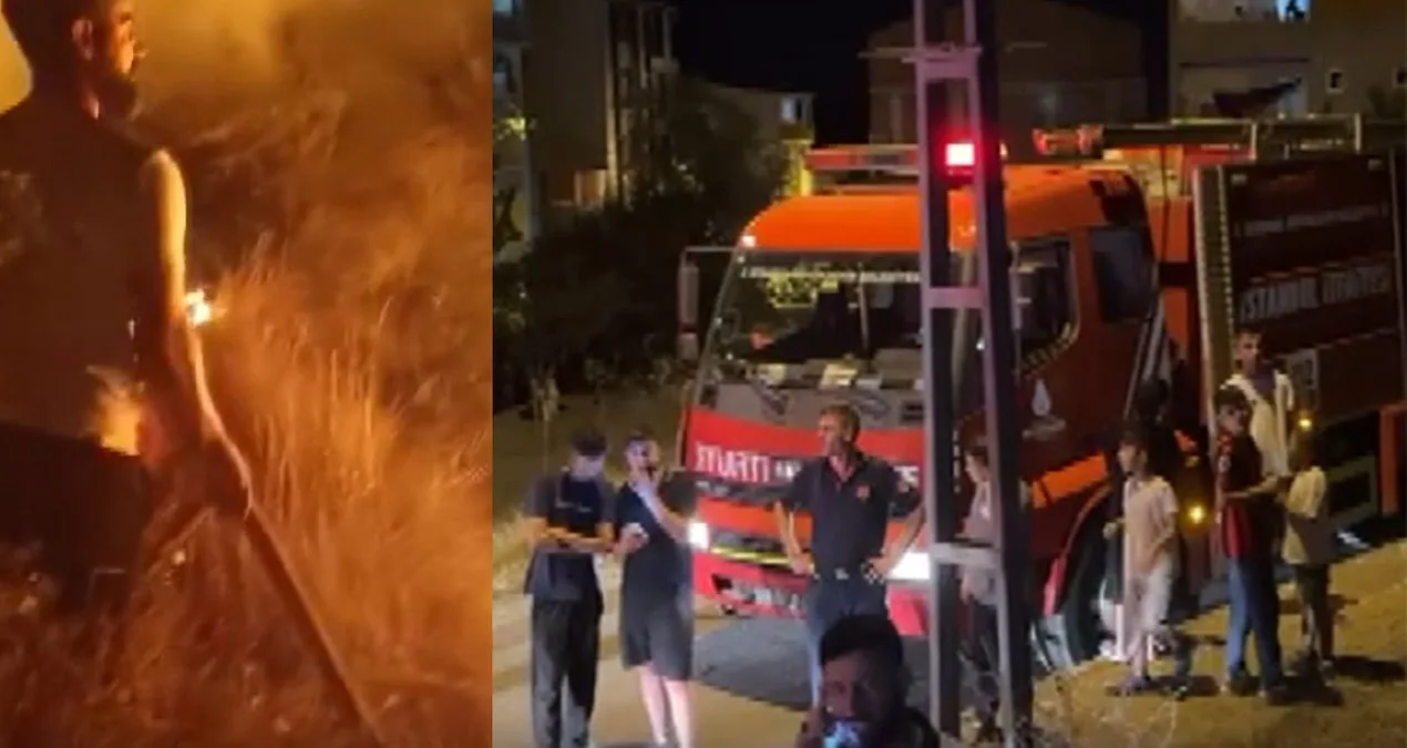 Arnavutköy’de Orman Yangını, İtfaiye Seferber!