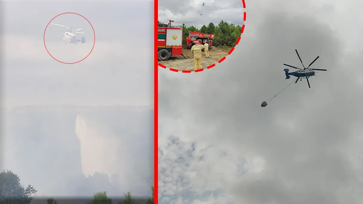 Arnavutköy’de Orman Yangını Kontrol Altına Alındı