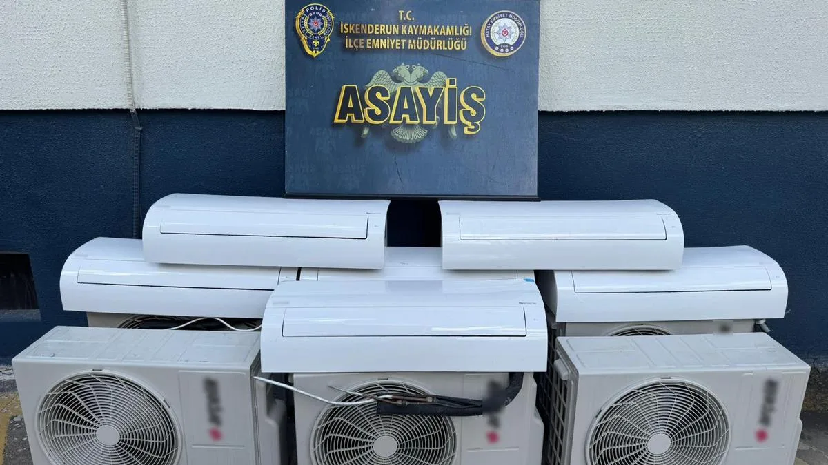 Arsuz’daki Klima Hırsızları Yakalandı!