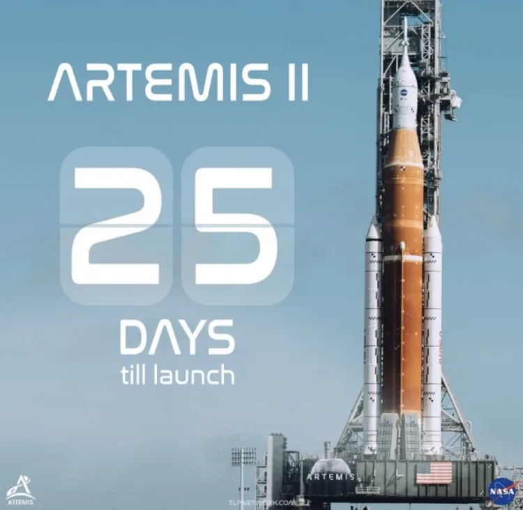 Artemis II: Ay’a Dönüş İçin 25 Gün Kaldı!