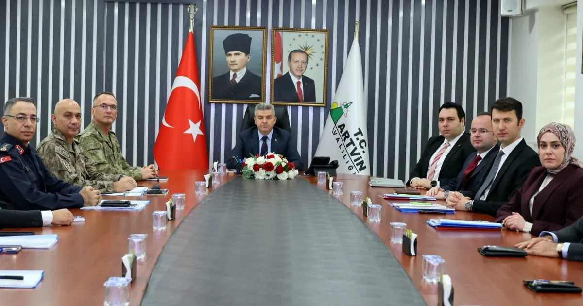 Artvin’de Güvenlik Koordinasyonu Toplantısı Yapıldı