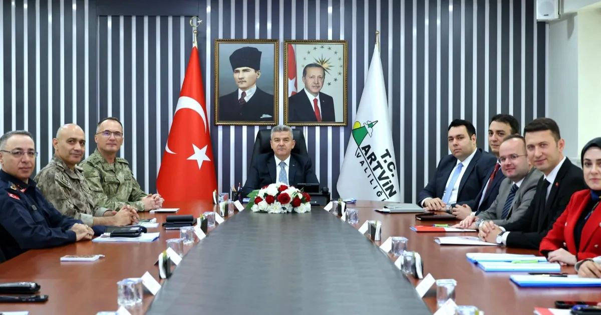 Artvin’de Güvenlik Kurulu Toplantısı Gerçekleşti