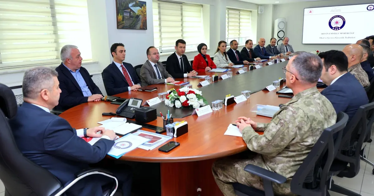 Artvin’de Okul Güvenliği İçin Toplantı Yapıldı