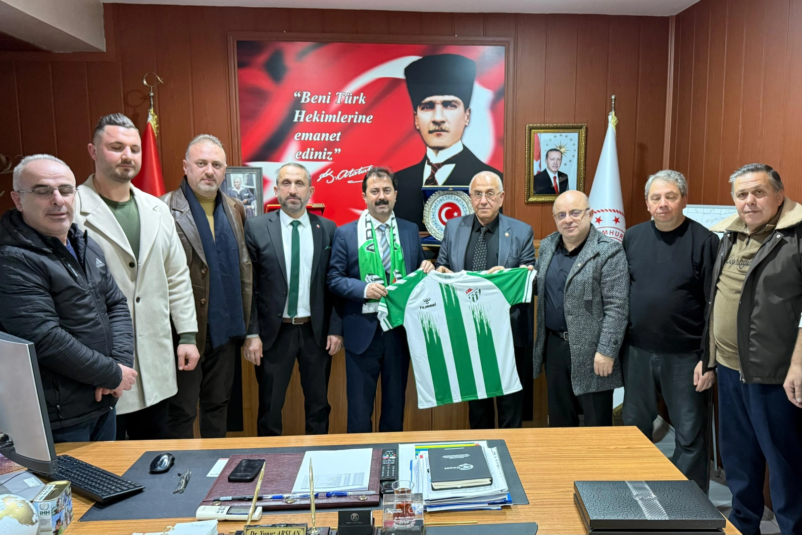 Artvin Spor’dan Sağlık Müdürü’ne Anlamlı Ziyaret