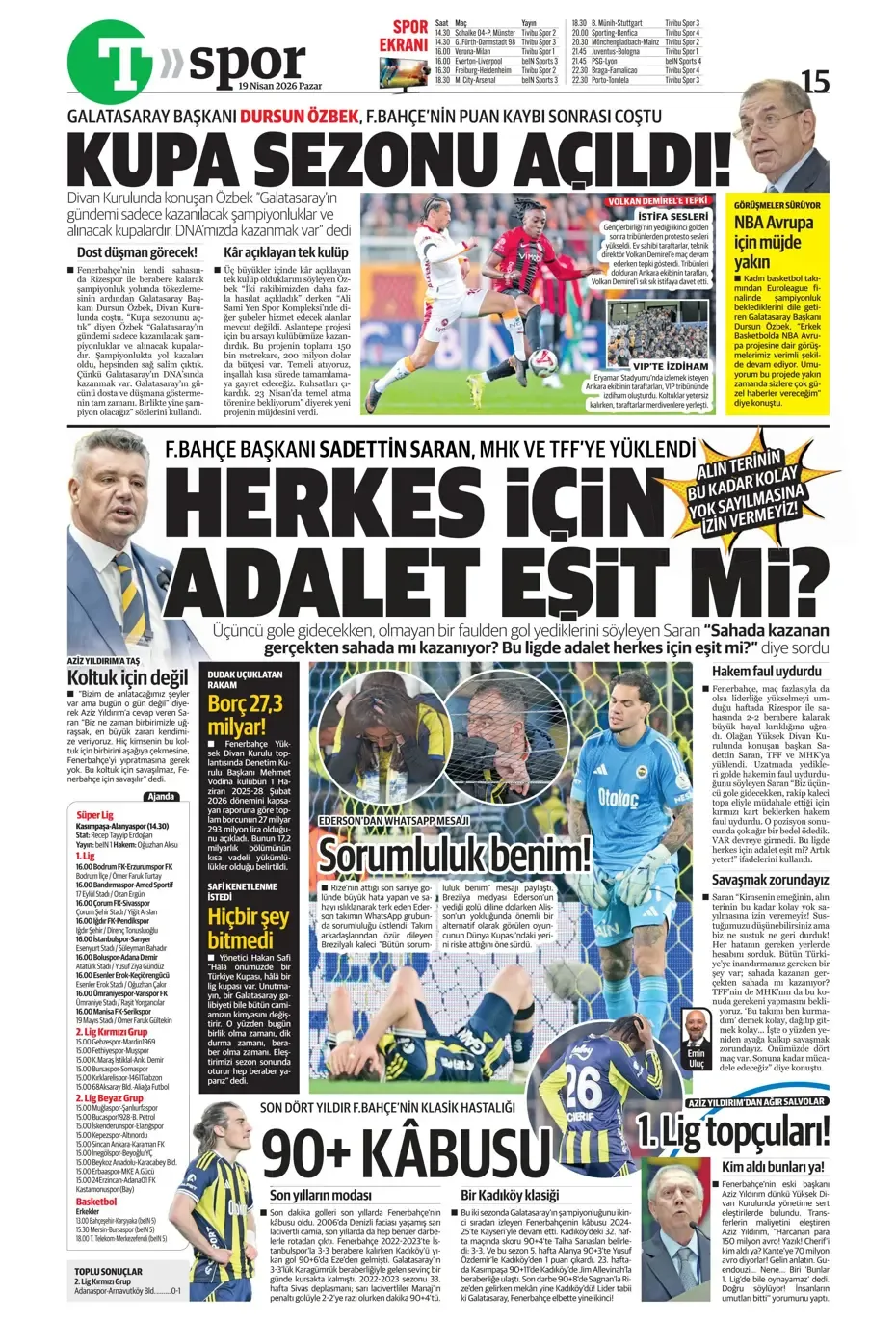 Aslan, dörtlüleri yaktı!
