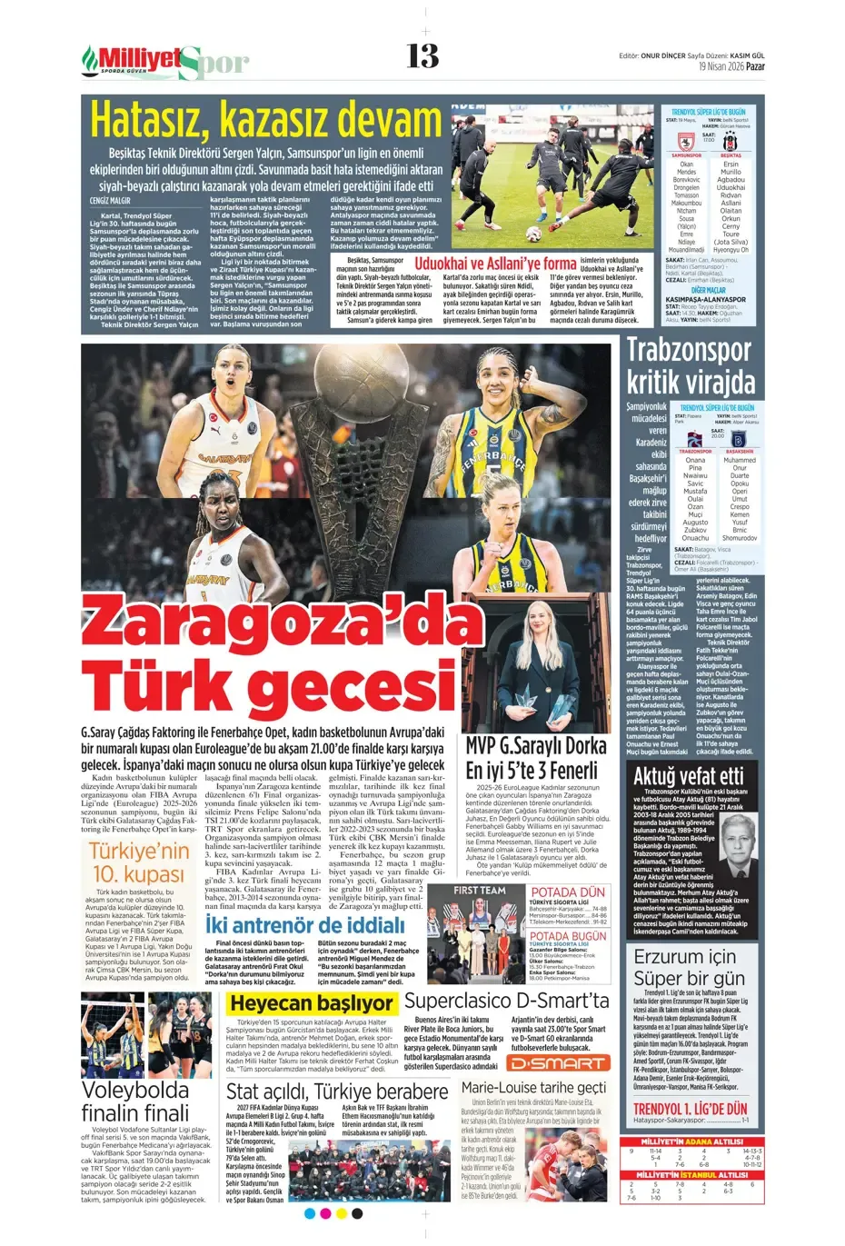 Aslan, dörtlüleri yaktı!