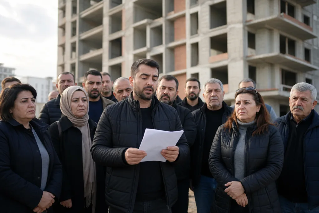 Atakum’da Daire Mağdurları Suç Duyurusuna Hazırlanıyor