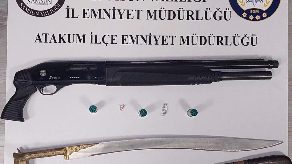 Atakum’da Tüfek ve Kılıç Ele Geçirildi!