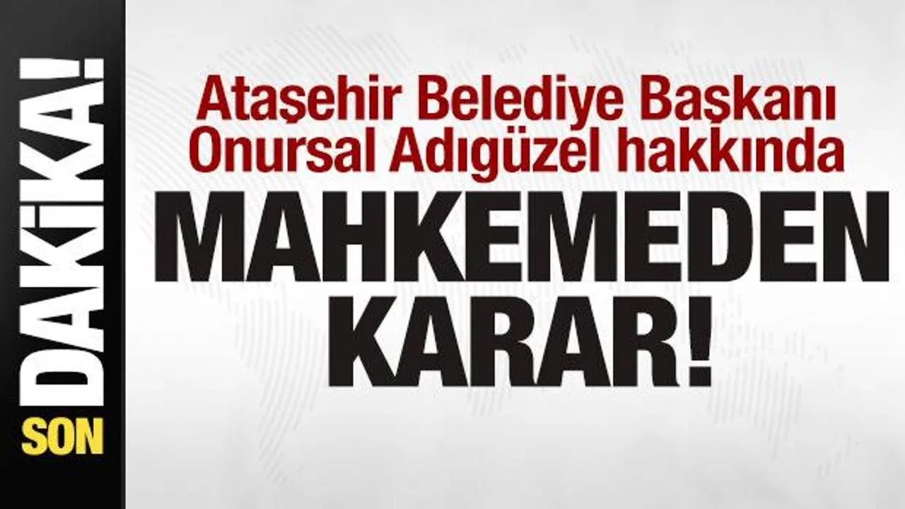 Ataşehir Belediyesi’nde Rüşvet Skandalı Patladı!