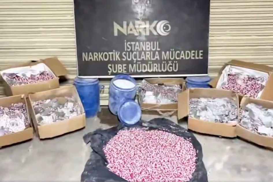 Ataşehir’de Uyuşturucu Operasyonu: 595 Bin Hap Ele Geçirildi!
