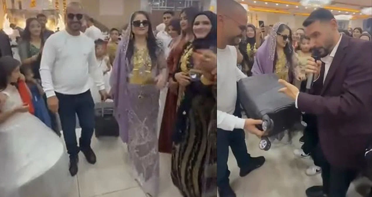 Avrupa’dan Gelen Aşiret Düğününde Şaşırtan Görüntü