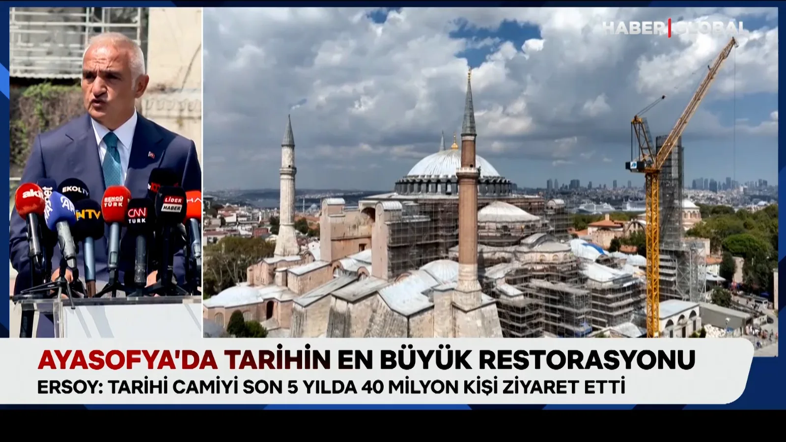 Ayasofya’da Tarihi Restorasyon Başlıyor!
