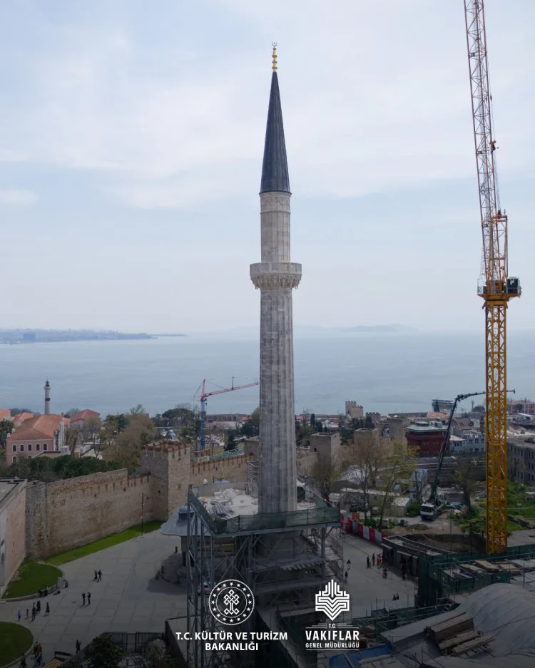 Ayasofya Minaresi Restorasyonu Tamamlandı!