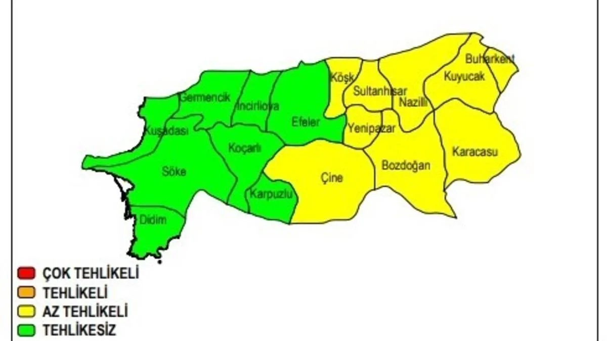 Aydın’da Kuvvetli Yağış Uyarısı Yapıldı!