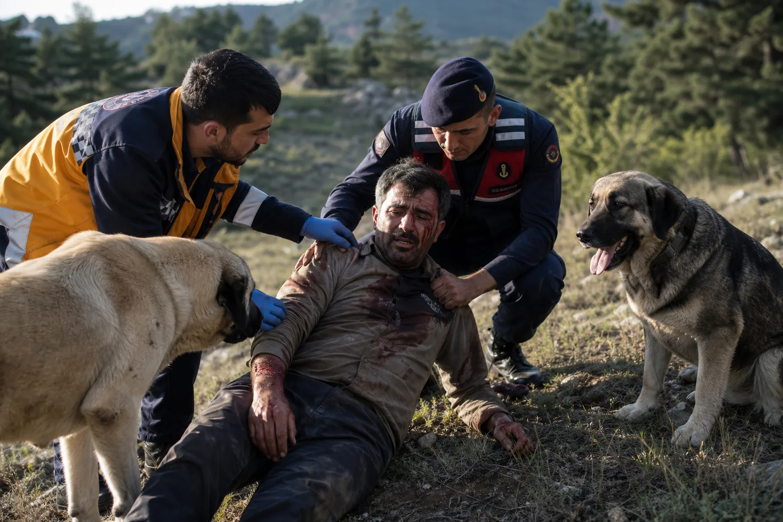 Ayı Saldırısında Yaralanan Adam Kurtarıldı