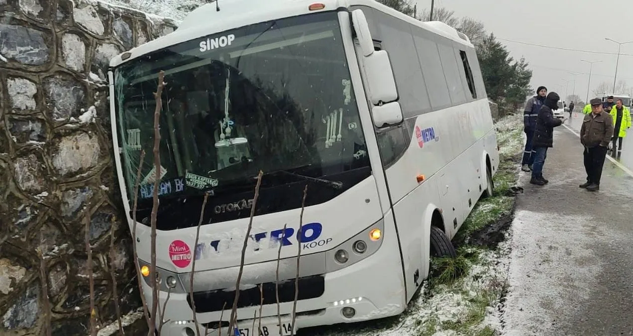 Bafra’da Otobüs Kazasında 1 Ölü, 3 Yaralı!