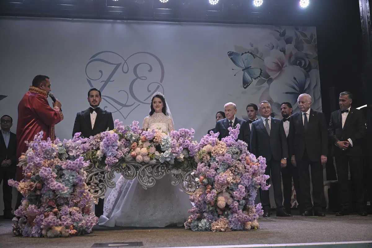 20 bin kişi katıldı, Bahçeli nikah şahidi oldu 5