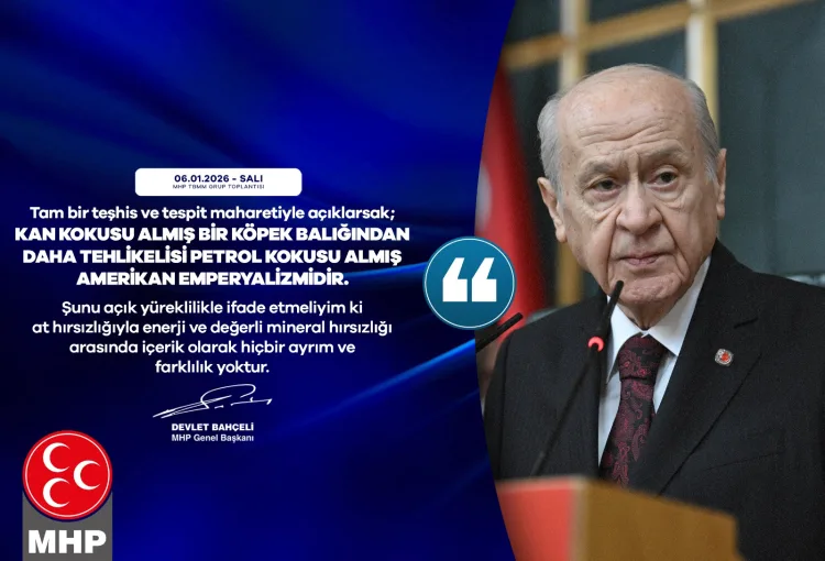 Bahçeli’den ABD’ye Sert Tepki: Korsanlık ve Haydutluk!