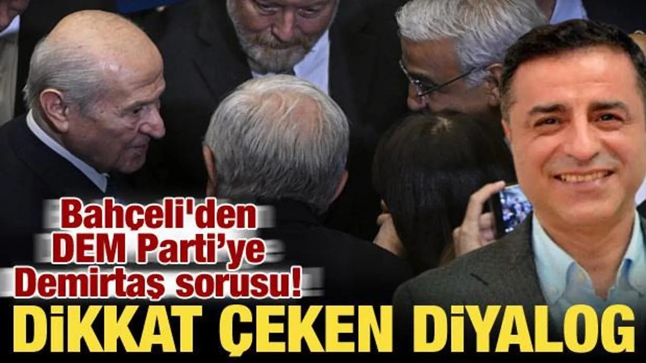 Bahçeli’den Demirtaş’a Selam: Resepsiyonda Neler Oldu?