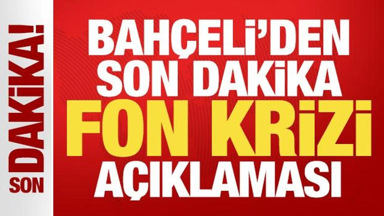 Bahçeli’den Sermaye Piyasası Soruşturmasına Yanıt!