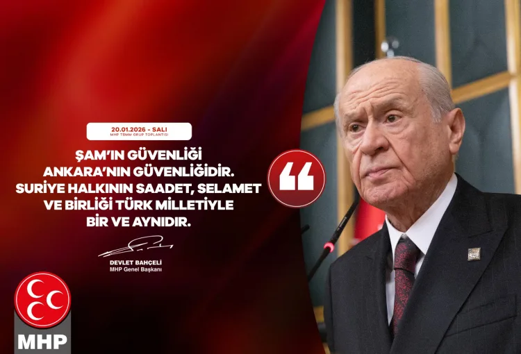 Bahçeli’den Suriye ve Emeklilerle İlgili Mesajlar