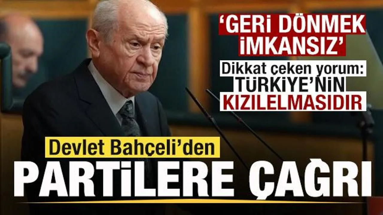 Bahçeli’den Terörsüz Türkiye İçin Tarihi Çağrı