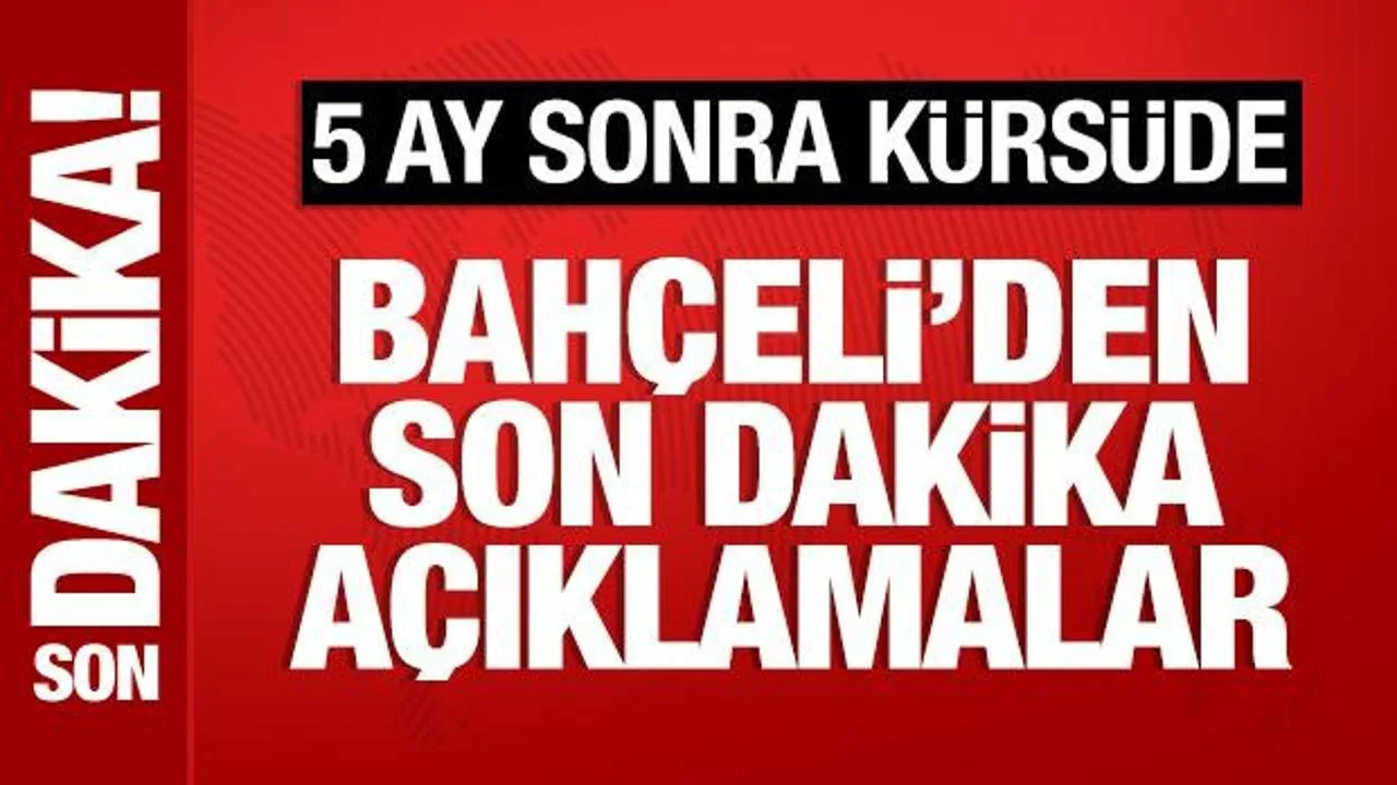 Bahçeli’den Terörsüz Türkiye Vurgusu!