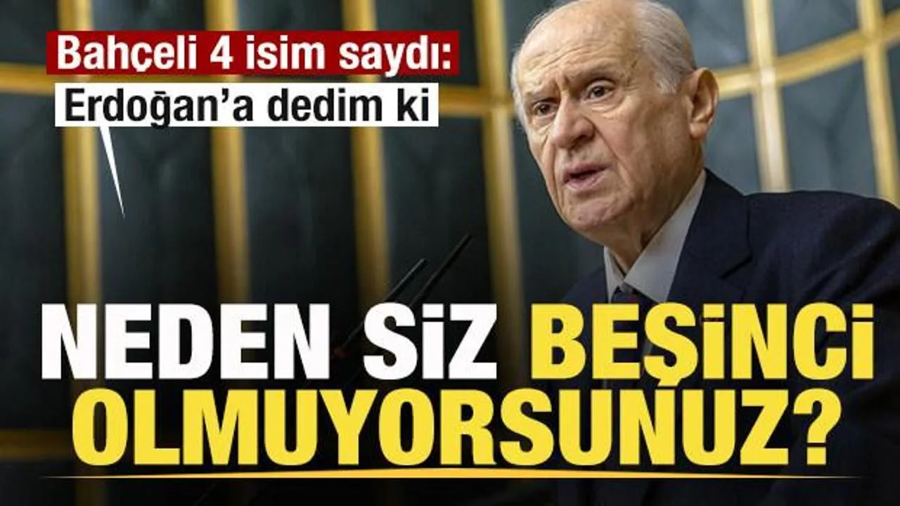 Bahçeli, Erdoğan’a Kudüs İçin Destek Verdi!