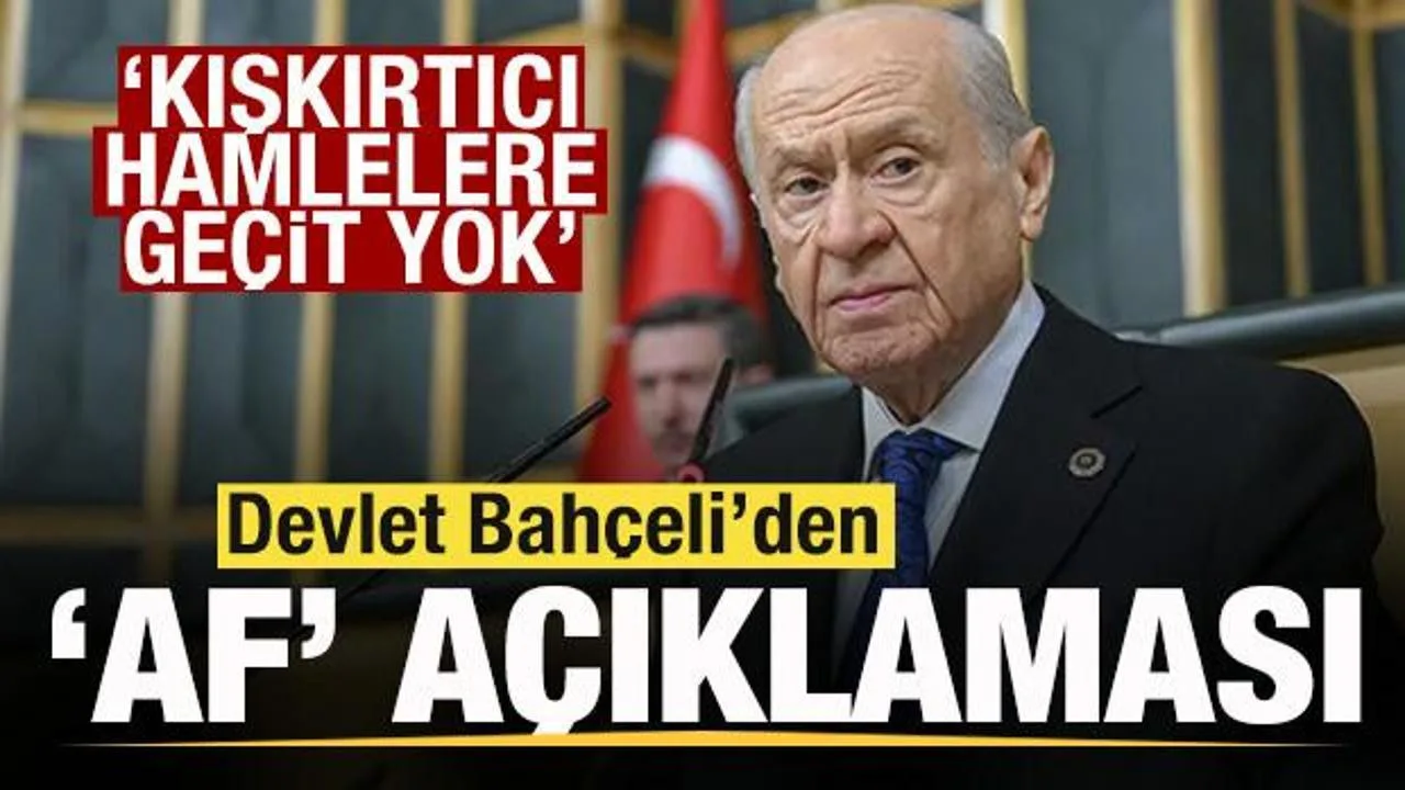 Bahçeli: Terörsüz Türkiye İçin Güçlü İrade