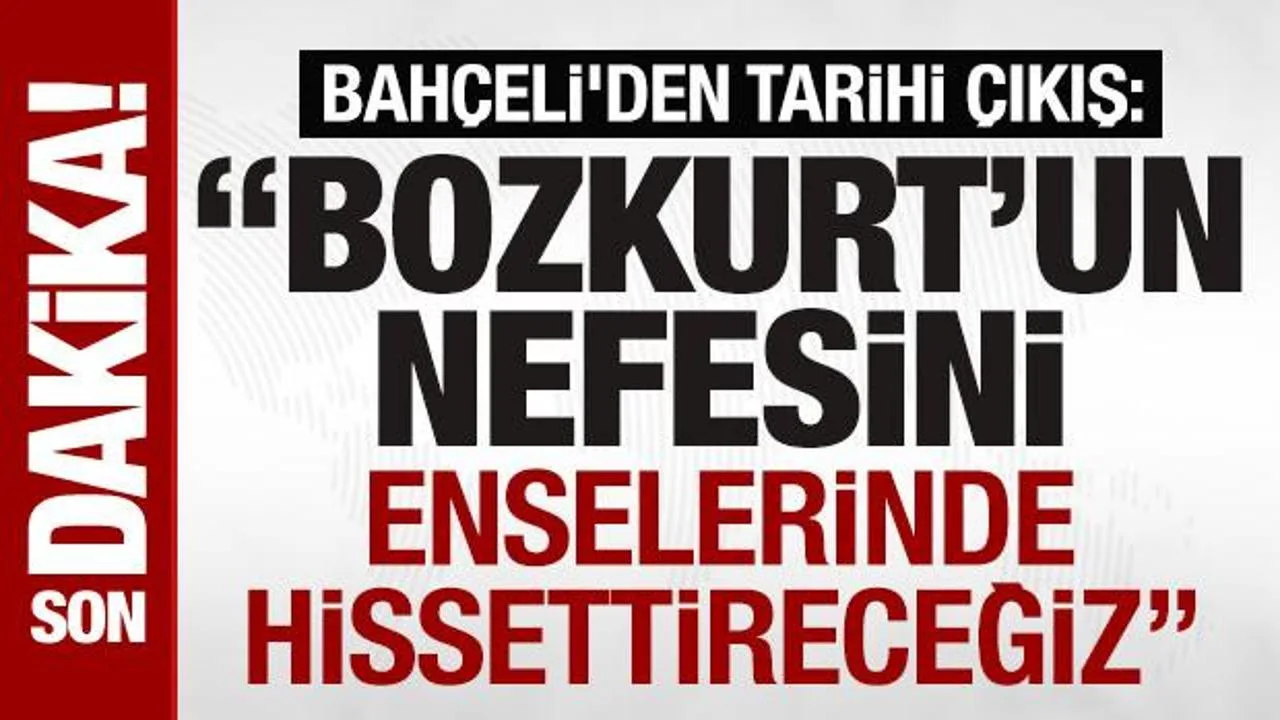 Bahçeli: Terörsüz Türkiye İçin Stratejik Plan!